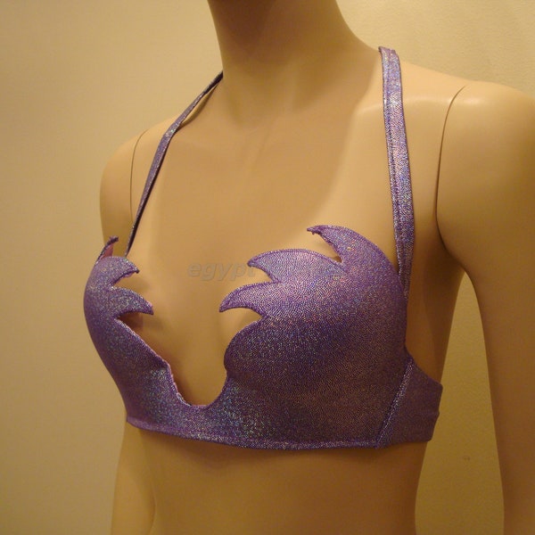 Egyptian Belly Dance Purple Curved Dina Bra Bras Pick Color