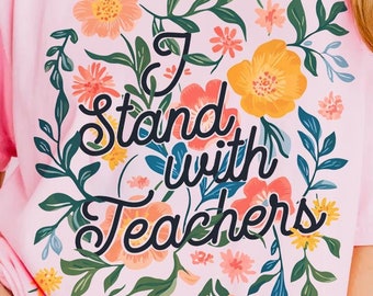 Teacher Support Tshirt, Fund Public Schools, Red for Ed Shirt, Teacher Planners, Protest Shirt, Stand with Teachers, Protect DOE Public Ed