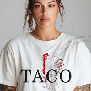 Taco Chicken Shirt, Funny Taco Trump Shirt, Trump Taco Shirt, Trump Always Chickens Out Tshirt, TACO Tariff Shirt, Trump Chickens Out Shirt