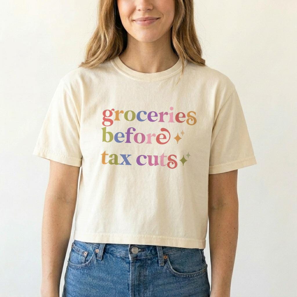 Tax the Rich Crop - Etsy
