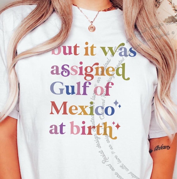 But It Was Assigned Gulf of Mexico at Birth, Gulf of Mexico Shirt, Anti Gulf of America Shirt, Gulf of Mexico Comfort Colors Tshirt Protest