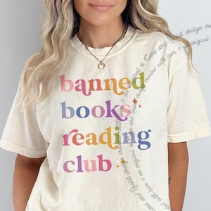 Verbotene Bücher Leseclub Shirt, verbotene Bücher Shirt, ich bin mit dem verbotenen Shirt, verbotene Bücher T-Shirt, ich lese Ban Bücher Geschenk frei lesen