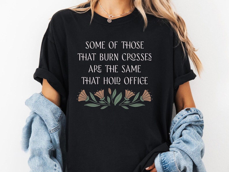anti trump merch anti-trump antitrump rage against the machine RATM some of those that burn crosses are the same that hold office democrat fdt republican protest hate anti-maga political liberal left racism politics social justice resist resistance