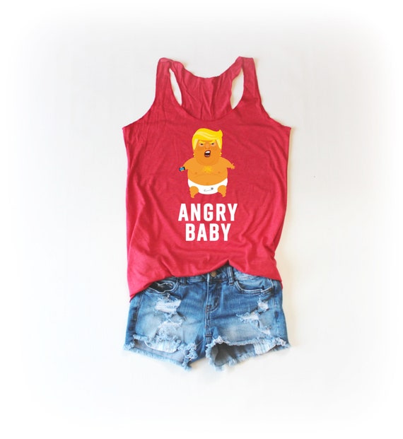 Trump With Baby Blimp Funny T-Shirt - Angry Baby T Shirt Trump With Baby Blimp Funny T-Shirt - Angry Baby T Shirt