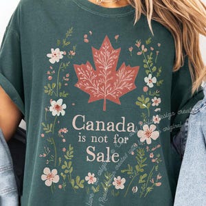 Canada Is Not For Sale Tshirt, Support Canadian Independence, Never 51st State, Maple Leaf Canada Pride Shirt, Never 51 Elbows Up Canada Tee