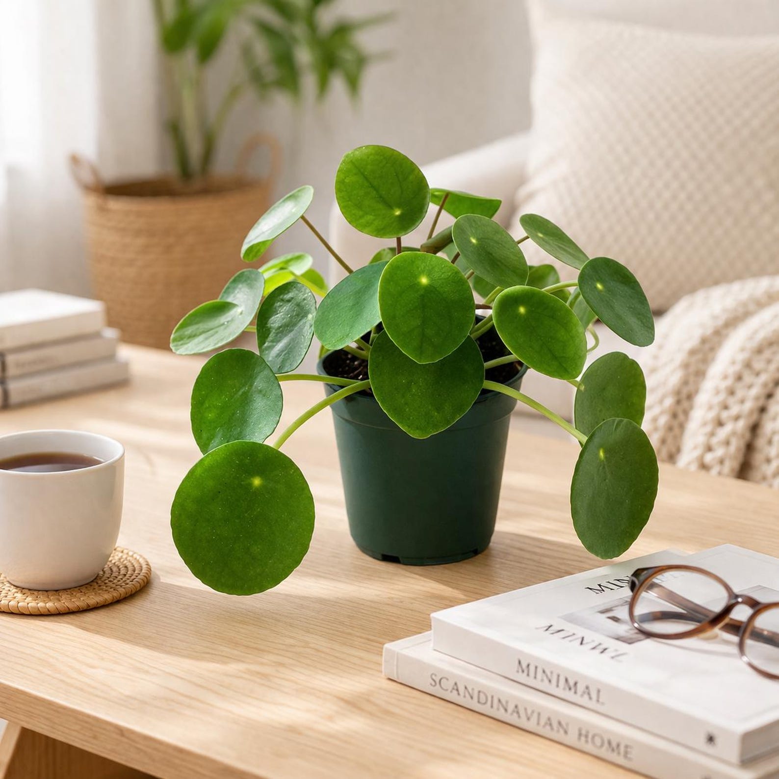 4” Chinese Money Plant, Pilea Peperomioides, UFO Plant, Pancake Plant ...