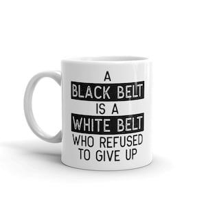 Black Belt Brazilian Jiu Jitsu Mug - BJJ - Martial Arts Gift