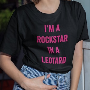 Camiseta unisex de gimnasia Rockstar - Regalos de gimnasta - Danza linda - Divertido