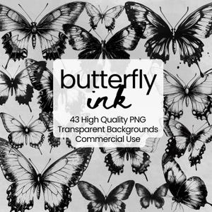 Butterfly PNG Digital Download - Sublimation PNG - Butterflies Clipart - Digital File for Crafts - Butterfly Gifts - Best Selling PNG
