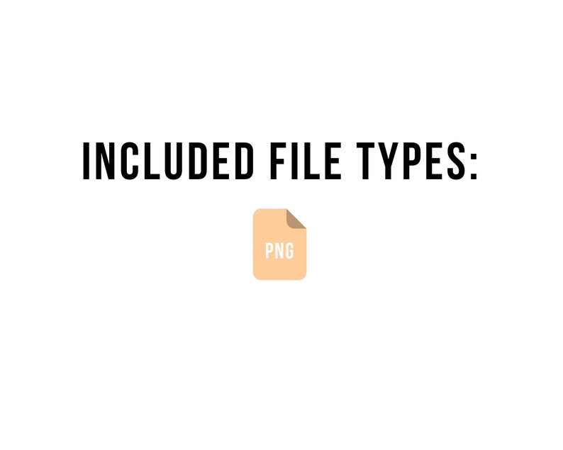 Puede incluir: Tipos de archivo incluidos: PNG