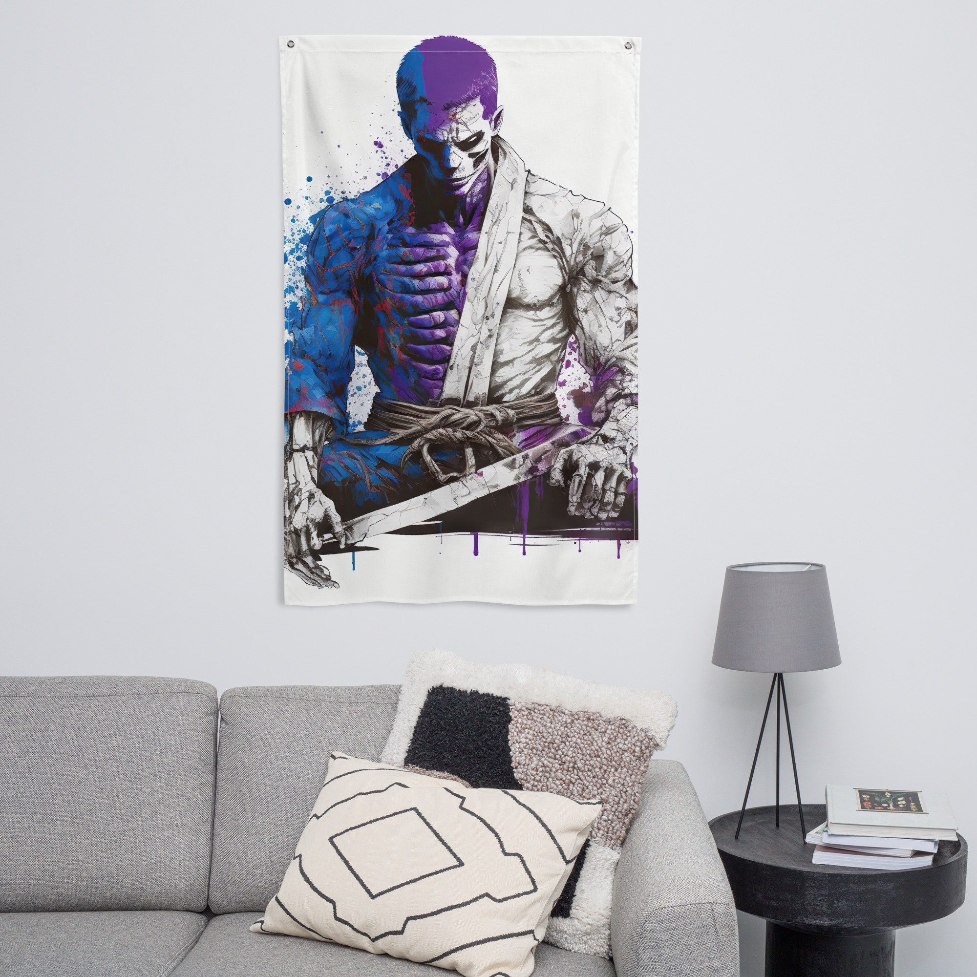 Jiu Jitsu Skeleton Art Flag – BJJ Martial Arts Decor - Etsy
