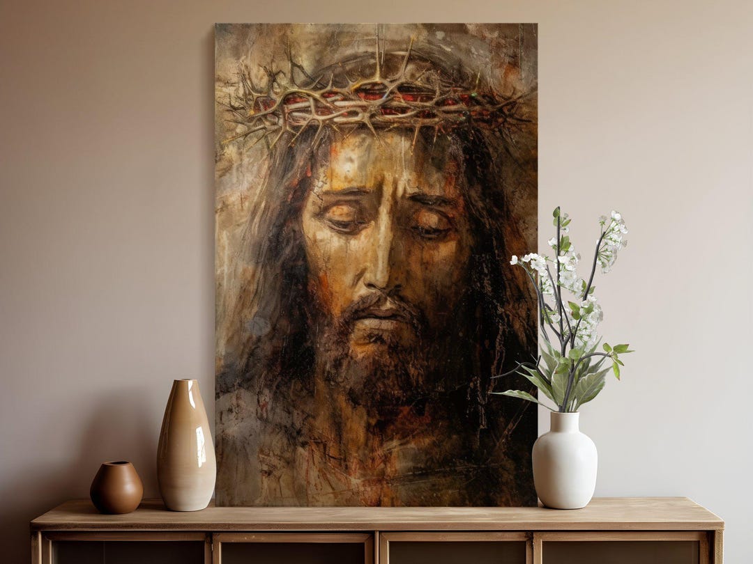Jesus Christ Canvas Art, Catholic Home Decor, Religious Artwork - Etsy