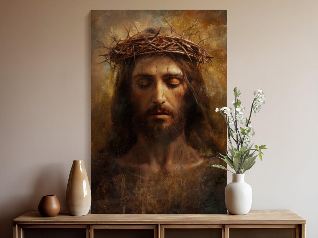 Jesus Canvas Art Christian Wall Art Religious Wall Art Jesus Christ ...