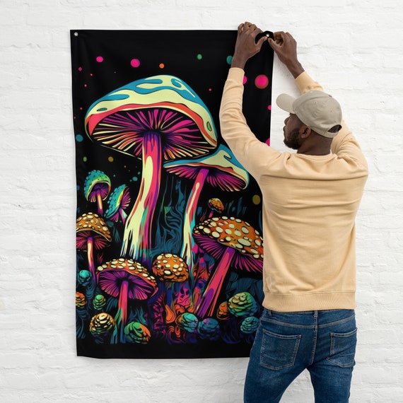 Psychedelic wall flags hotsell