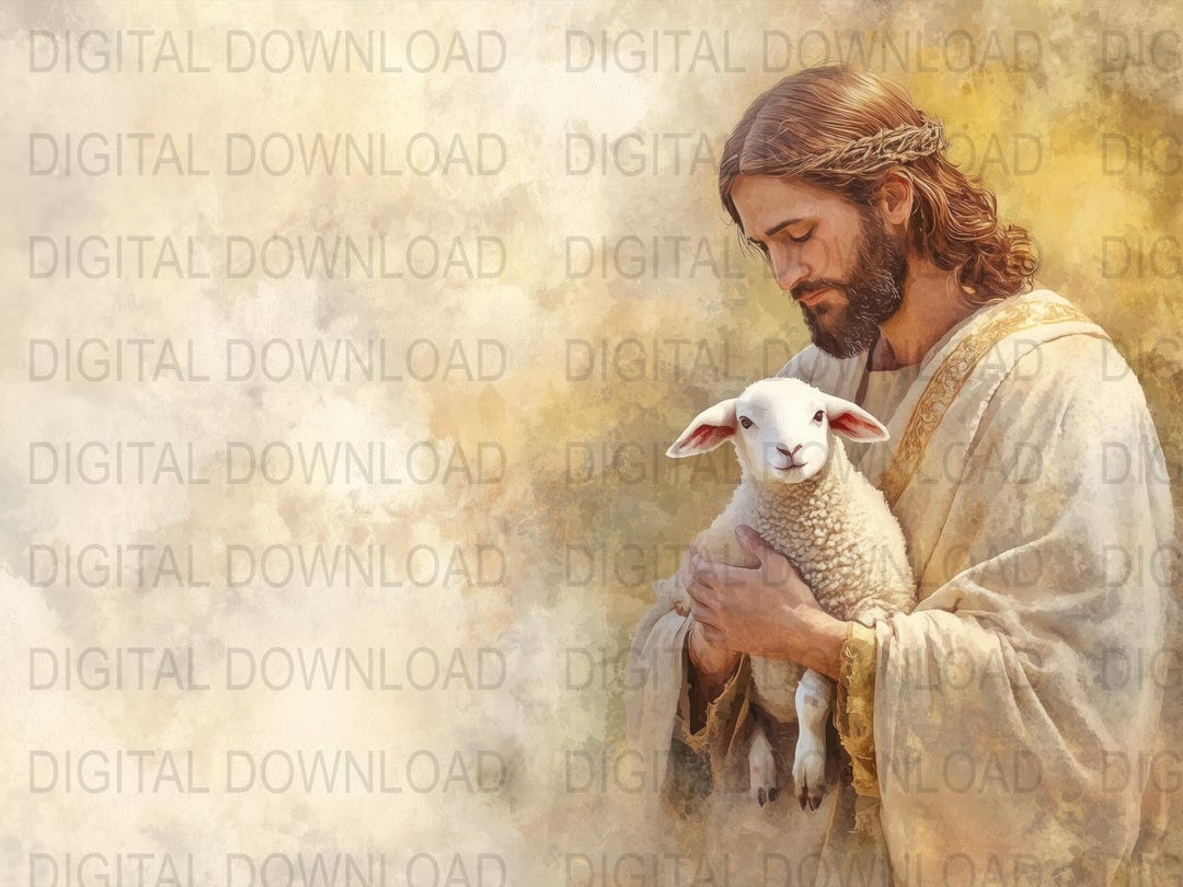 Christian Wall Art Digital Download Jesus Christ Savior Jesus Leaves ...