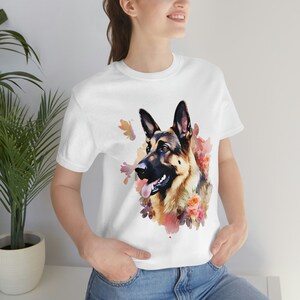 German Shepherd Short Sleeve T-Shirt - Mom Gift - Dog Lover