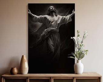 Jesus Canvas Art Christian Wall Decor Inspirational Jesus Artwork Religious Wall Art Jesus Christ Portrait Home Decor