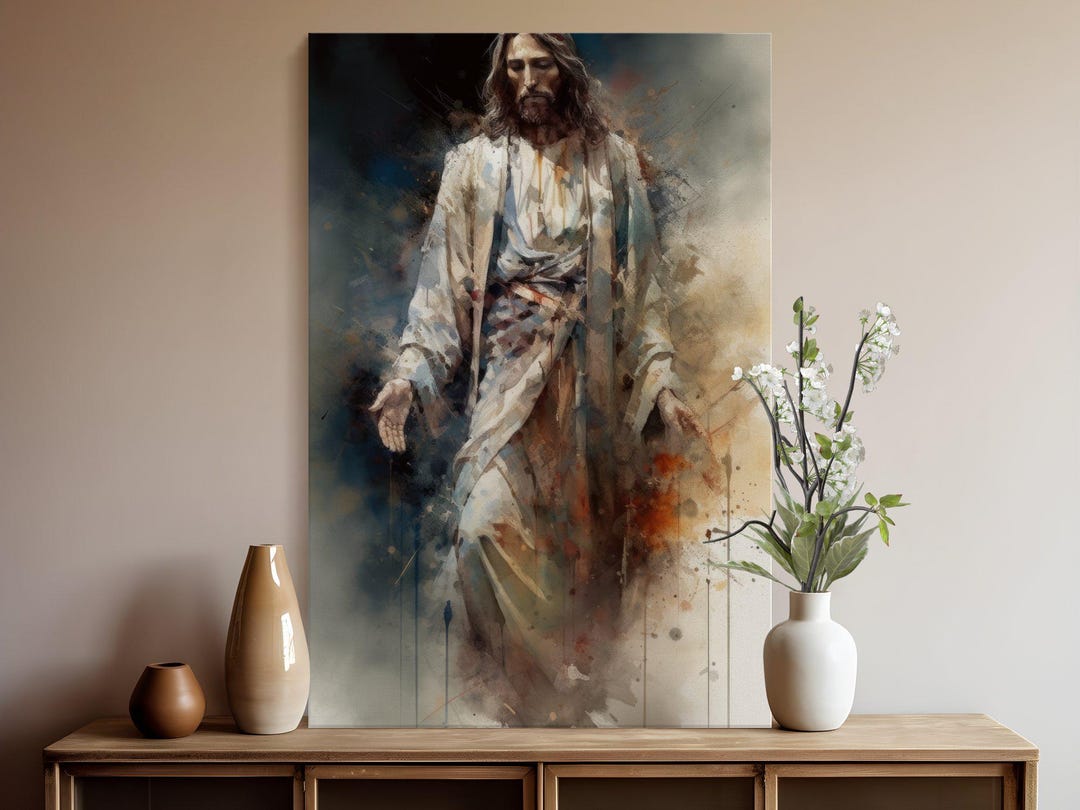 Jesus Canvas Art, Christian Wall Art, Religious Wall Art, Jesus Christ ...