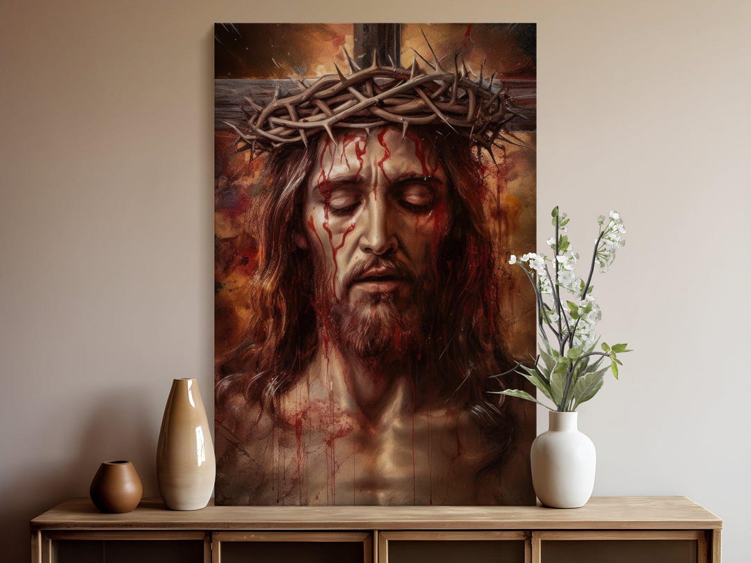 Custom Canvas Christian Wall Art Jesus Canvas Art Religious Wall Art