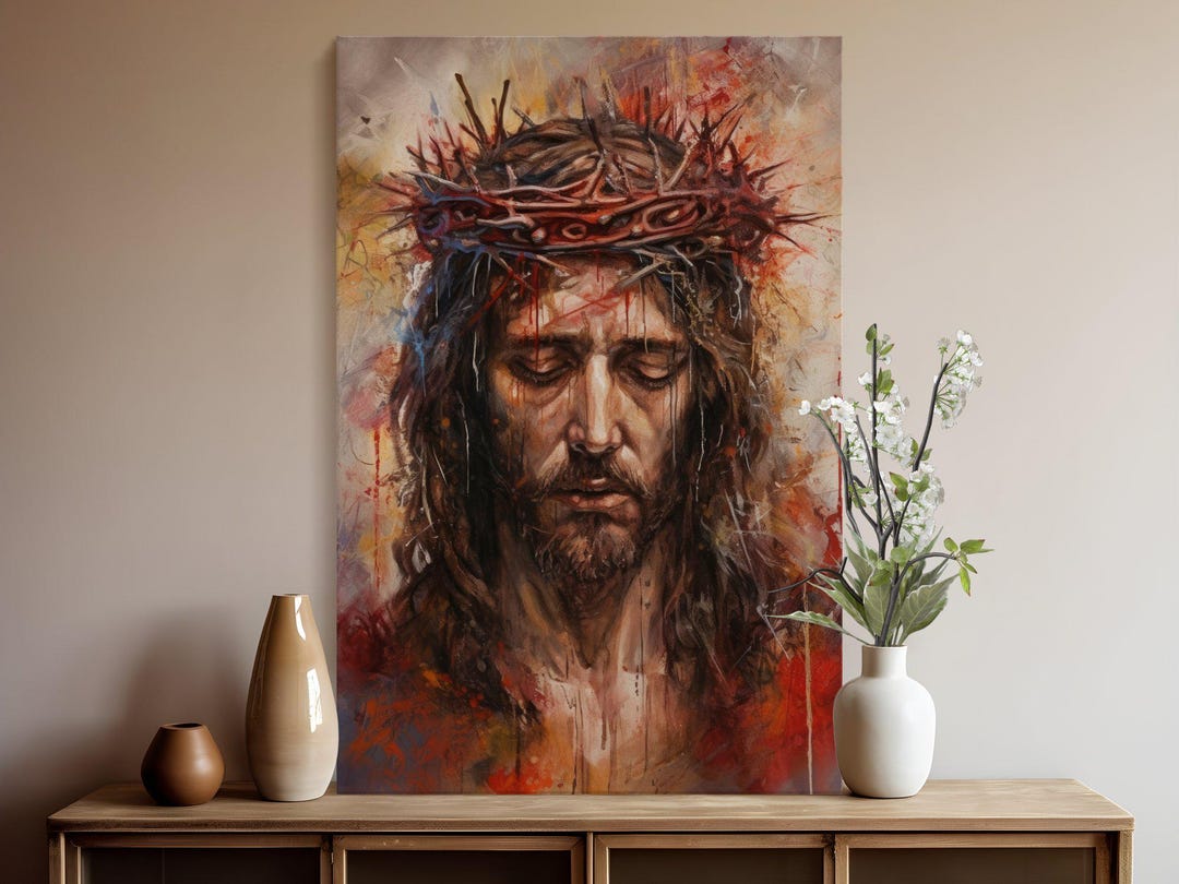 Custom Canvas Christian Wall Art, Catholic Jesus Canvas Art, Religious ...