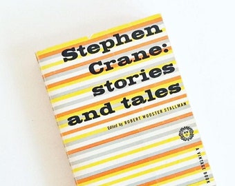 Stephen Crane Stories and Tales 1955 Paperback Book Vintage Book Literary Fiction Short Stories