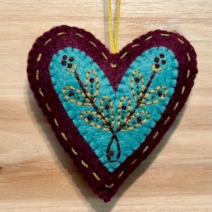 Felt Heart Ornament