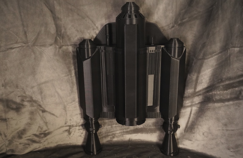 Mandalorian Beskar Jetpack Noggrant 3D-utskrivet (Star Wars, Mandalorian, Cosplay, DIY) bild 1
