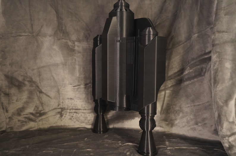 Mandalorian Beskar Jetpack Noggrant 3D-utskrivet (Star Wars, Mandalorian, Cosplay, DIY) bild 3