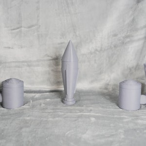 Mandalorian Boba Fett Z-6 Jetpack Noggrant 3D-utskrivet (Star Wars, Mandalorian, Cosplay, DIY) bild 5