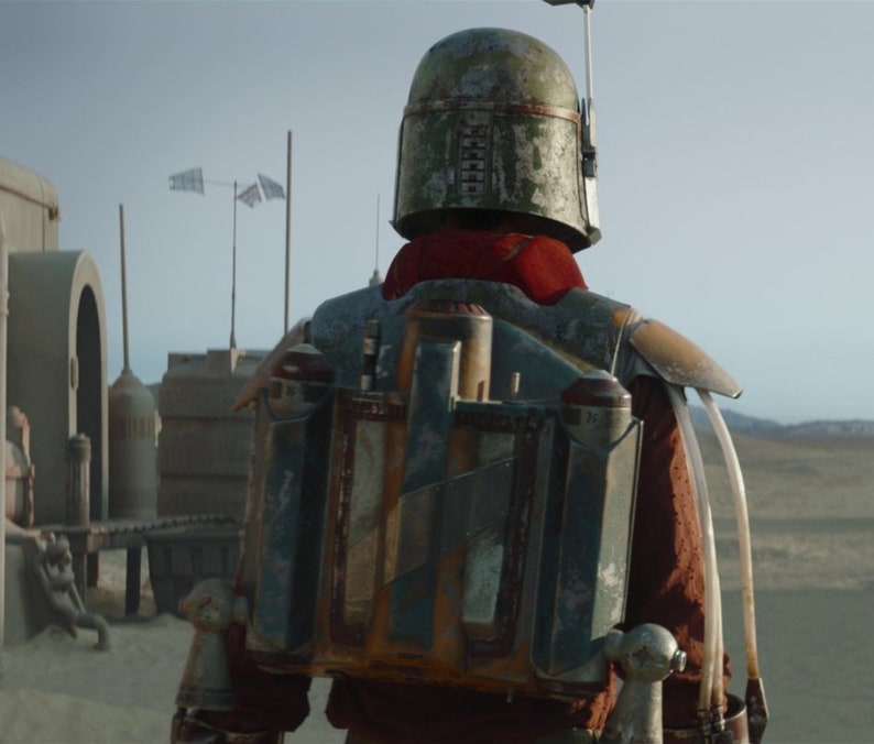 Mandalorian Boba Fett Z-6 Jetpack Noggrant 3D-utskrivet (Star Wars, Mandalorian, Cosplay, DIY) bild 9