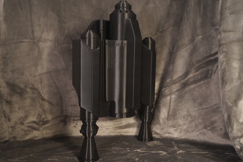 Mandalorian Beskar Jetpack Noggrant 3D-utskrivet (Star Wars, Mandalorian, Cosplay, DIY) bild 2