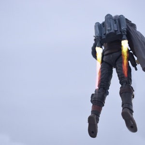 Mandalorian Beskar Jetpack Noggrant 3D-utskrivet (Star Wars, Mandalorian, Cosplay, DIY) bild 5