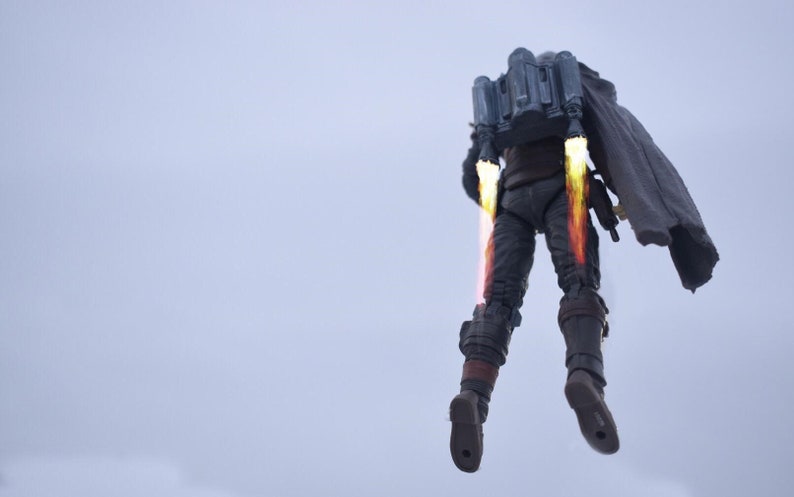 Mandalorian Beskar Jetpack Noggrant 3D-utskrivet (Star Wars, Mandalorian, Cosplay, DIY) bild 5
