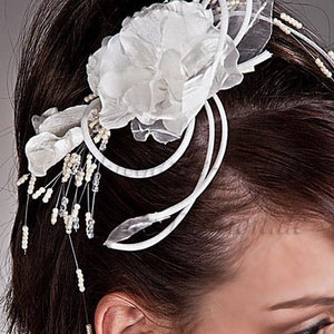Accessoires pour cheveux, composition de cheveux, bijoux de mariée, fleur