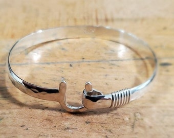 6mm Silver St. Croix Hook Bracelet w/ Silver Wrap Genuine