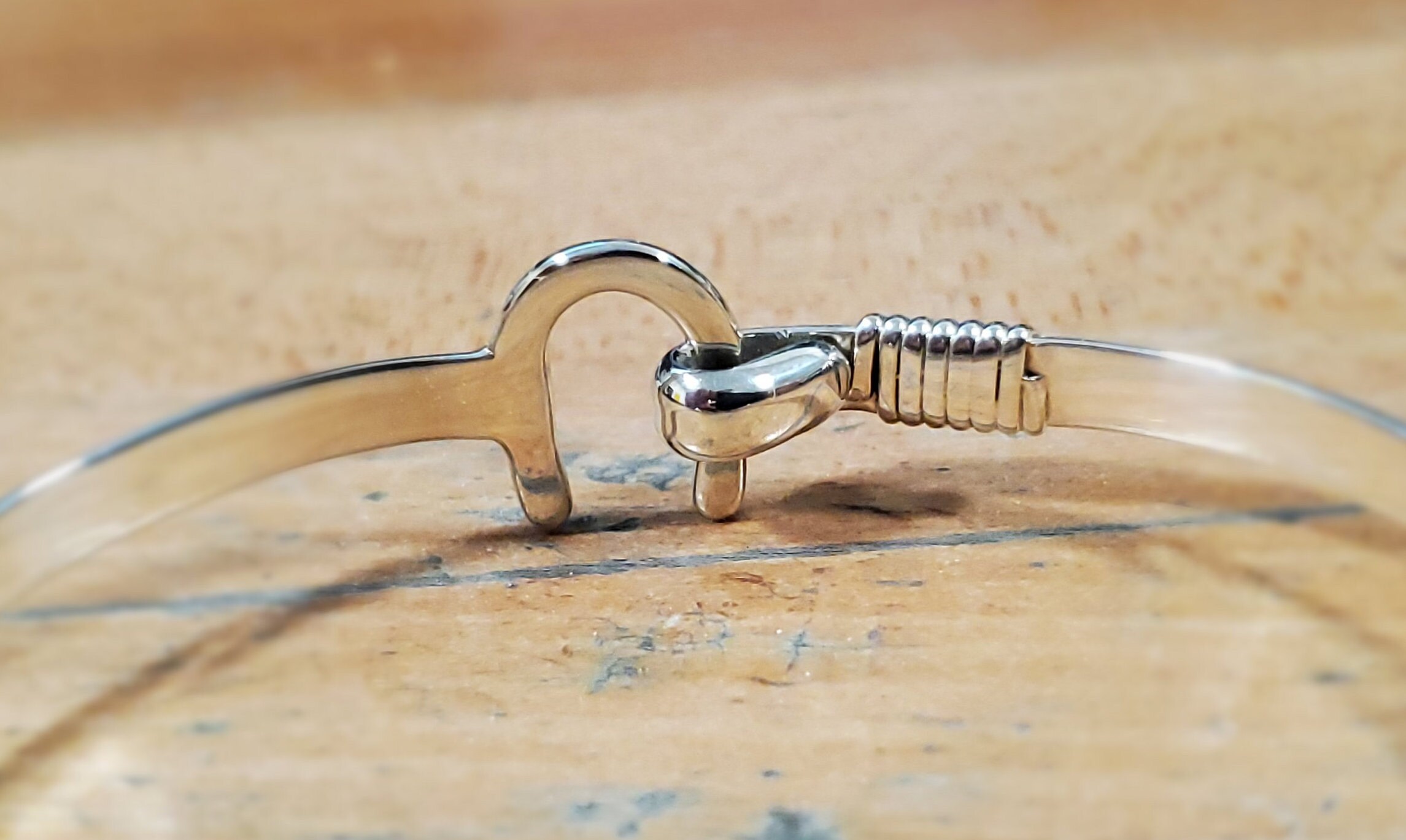 4mm Silver St. Croix Hook Bracelet w/ Silver Wrap Genuine Etsy