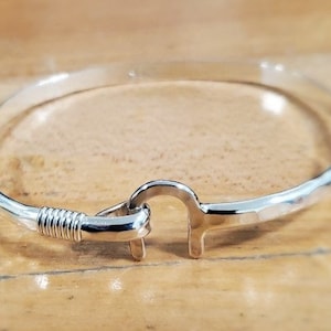 4mm Silver St. Croix Hook Bracelet W/ Silver Wrap Genuine 