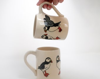 Décalcomanies Céramique Puffins Seabirds Wrap – 2 Pièces 7,5 Pouces – Surémail Toboggan Aquatique