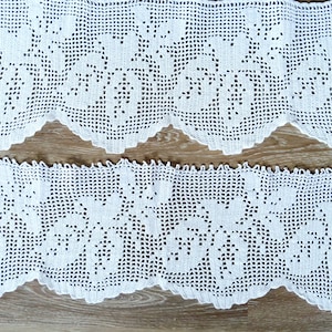Leaves,crocheted lace bistro curtains/curtain,country house white