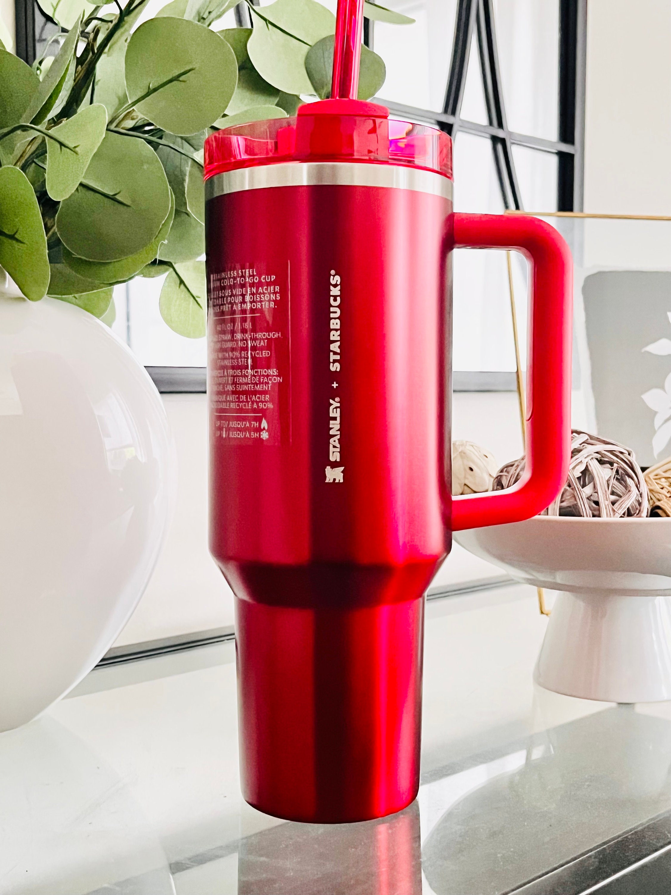 Starbucks x Stanley Limited Edition Tumbler: Red Holiday Cup at Target