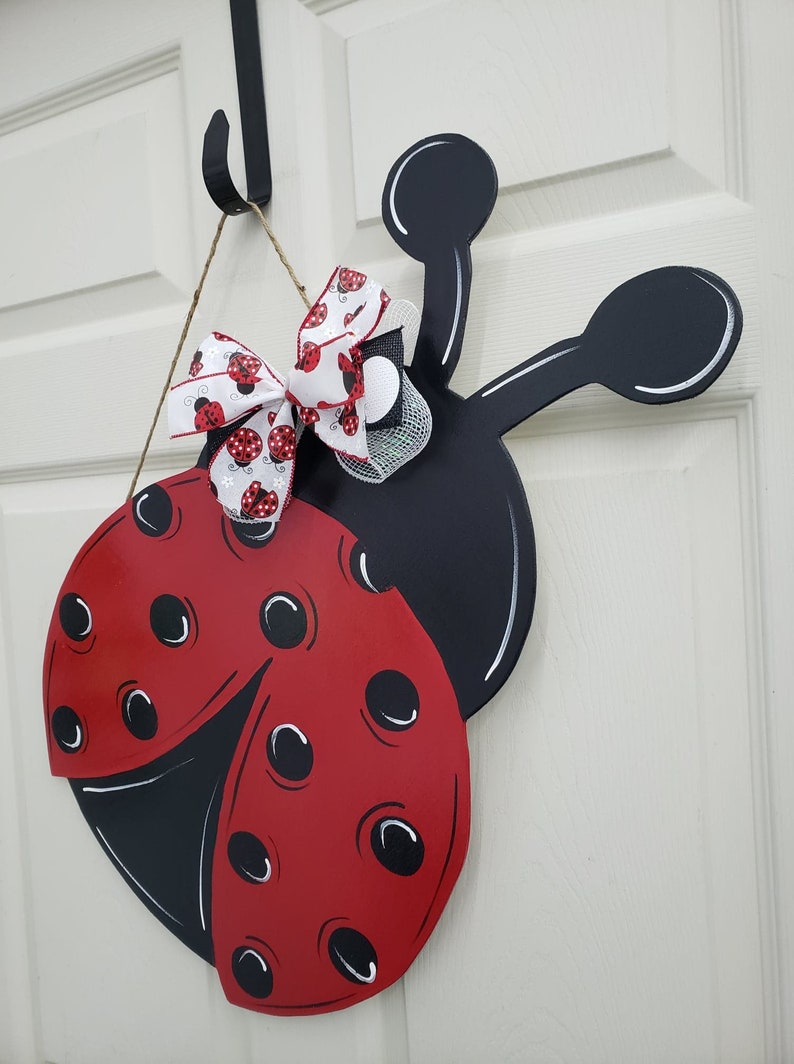 Lady Bug Door Hanger - Etsy