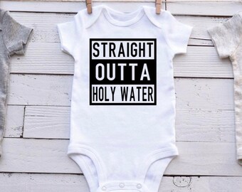 christening onesie for boy