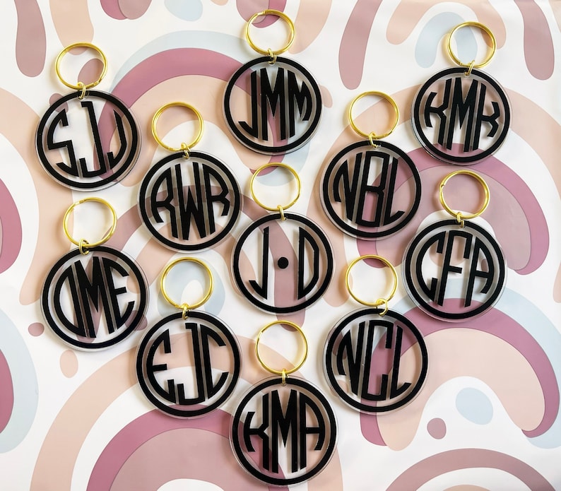 Monogram Keychain image 2