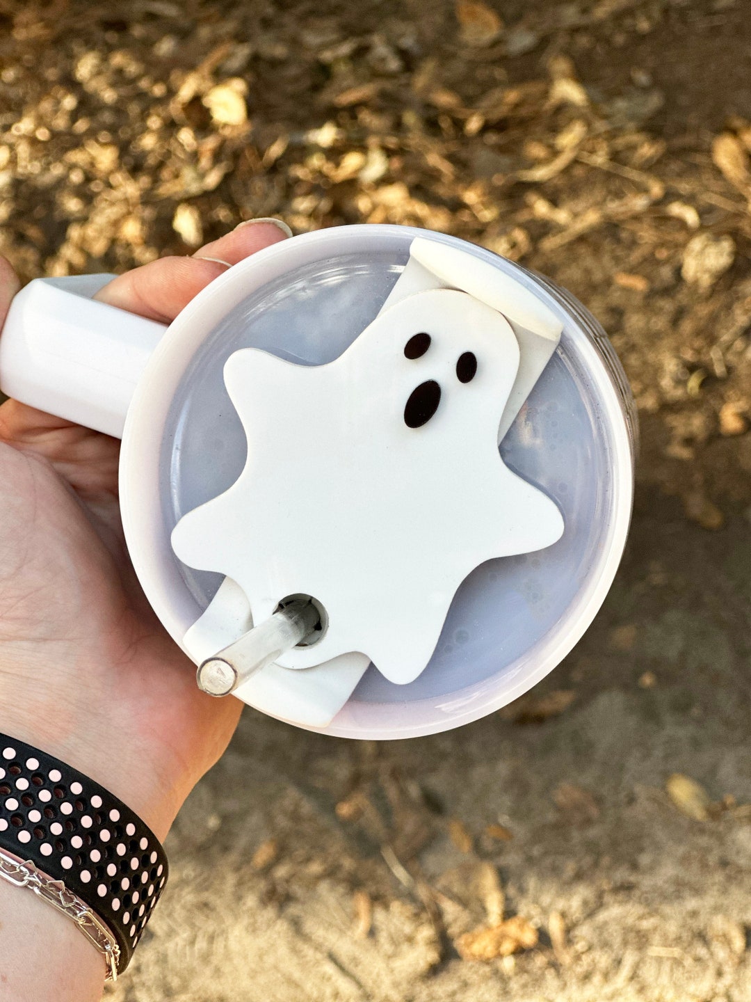 Halloween Becher Keramik 400ml Mit Hexenhut Deckel - Geist Tasse Für Kaffee & Tee