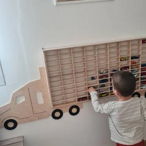 Opbergruimte voor speelgoedauto's (110 secties), plank, garage voor Hot Wheels, Matchbox speelgoedauto's
