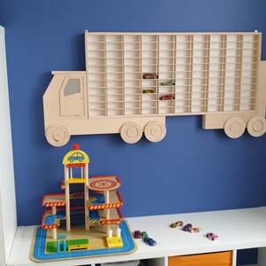 Organisateur de modèle de voiture en acrylique, présentoir de jouets pour enfants, étagère murale, bricolage, organisateur de voiture jouet auto-adhésif, supports de rangement de jouets