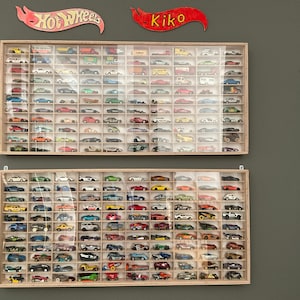 Display case cabinet for 1/64 diecast scale cars (hot wheels, matchbox) - 110 pcs