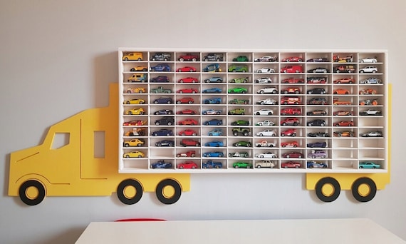 Spielzeugauto Lagerung 110 Abschnitte, Regal, Garage für heiße Räder,  Matchbox Spielzeugautos, - .de