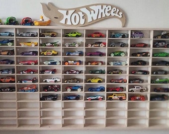 Toy Car Storage 110 sections, Shelf, Garage for Hot Wheels, Matchbox Toy Cars,