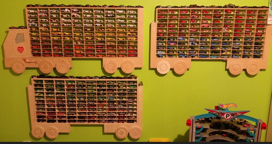 Whole Set of Toy Car Storage Truck Trailer 110 Sections Etsy